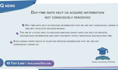 Day-time naps help us acquire information not consciously perceived